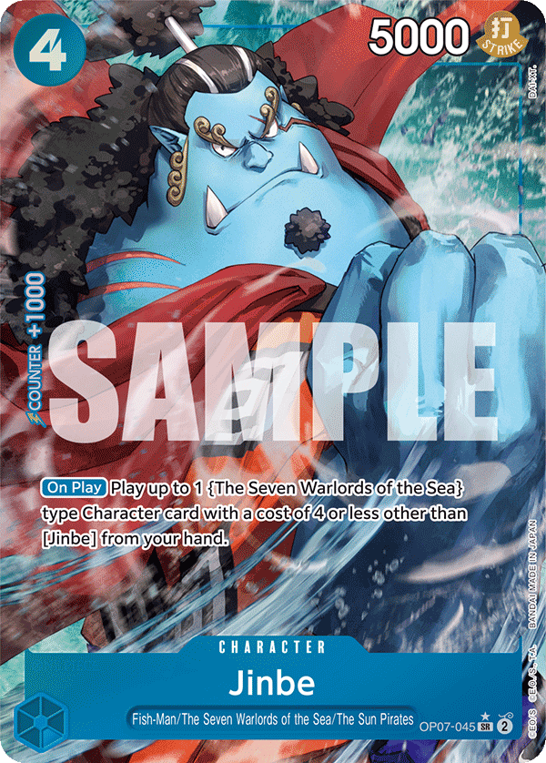 Jinbe (045) (Parallel) OP07-045_p1 One Piece TCG