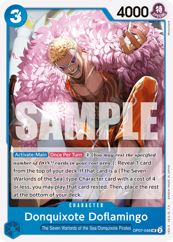 Donquixote Doflamingo OP07-048 One Piece TCG