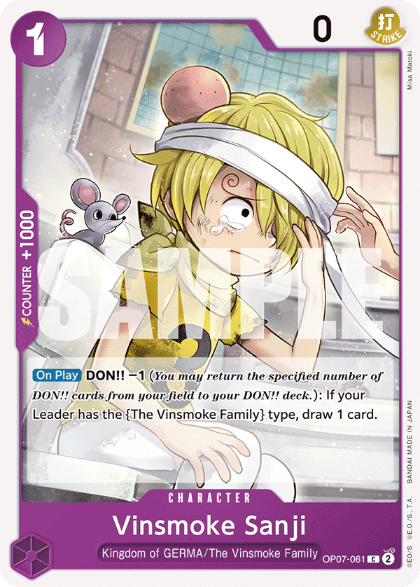 Vinsmoke Sanji OP07-061 One Piece TCG