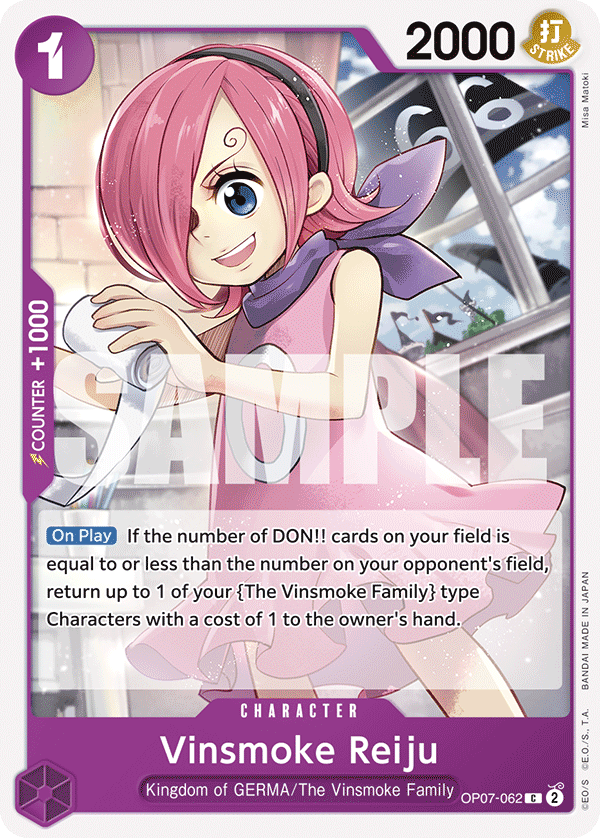 Vinsmoke Reiju OP07-062 One Piece TCG