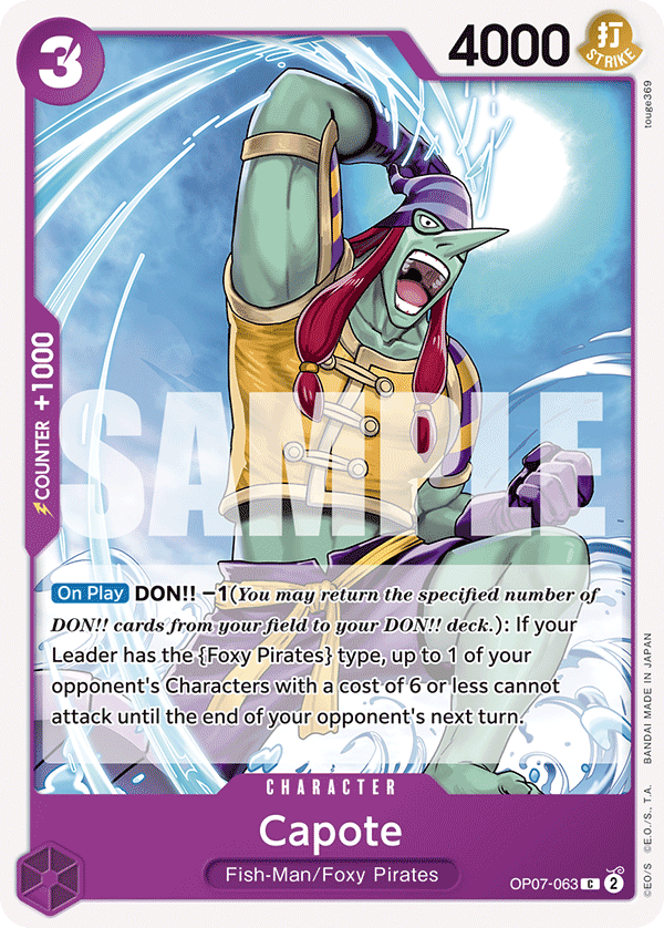 Capote OP07-063 One Piece TCG