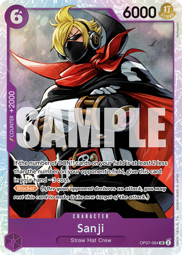 Sanji OP07-064 One Piece TCG