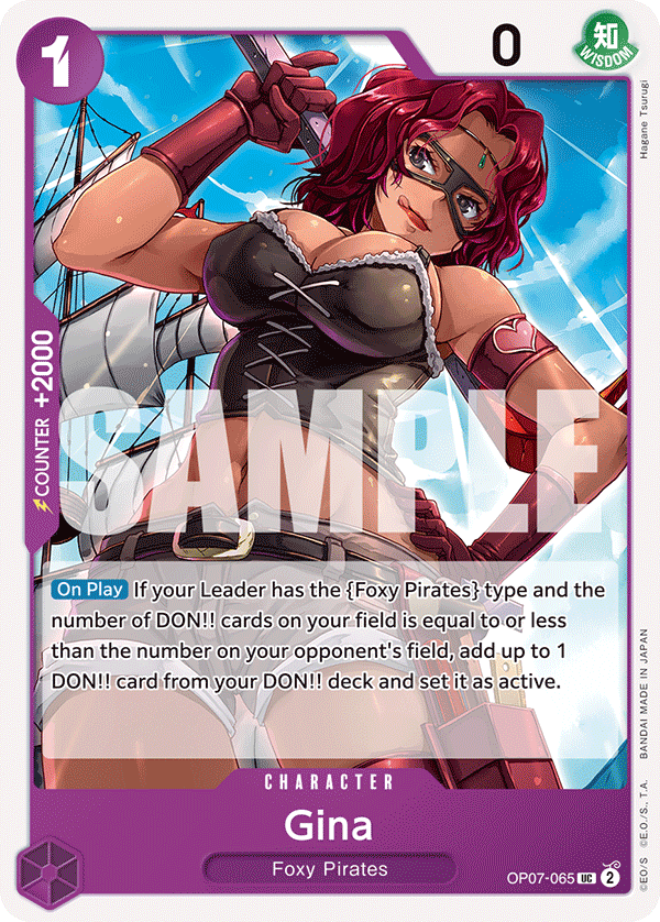 Gina OP07-065 One Piece TCG