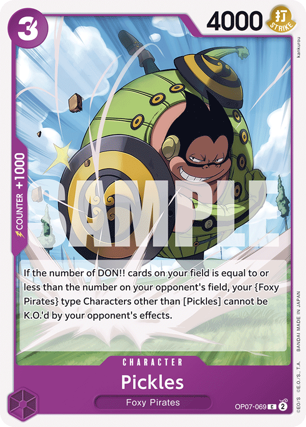 Pickles OP07-069 One Piece TCG