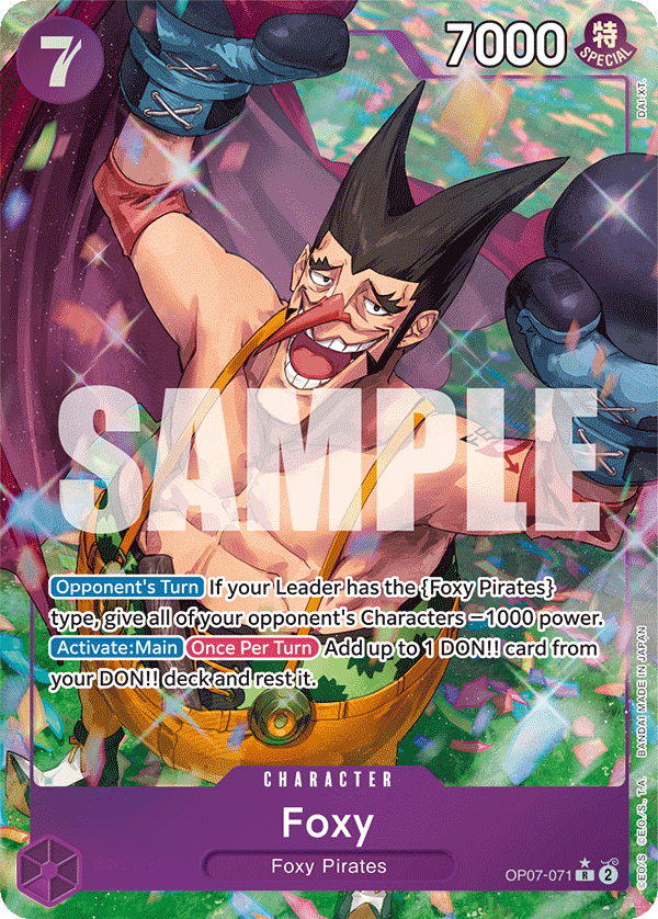 Foxy (071) (Parallel) OP07-071_p1 One Piece TCG