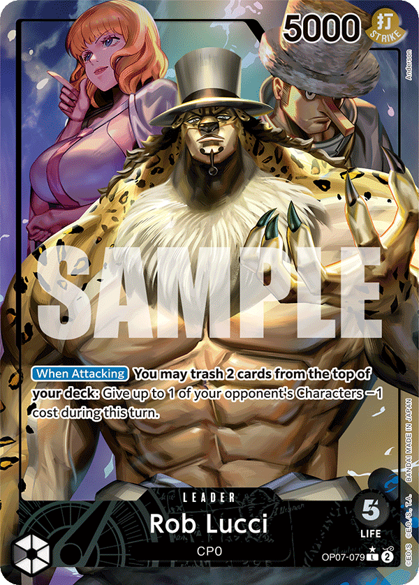 Rob Lucci (079) (Parallel) OP07-079_p1 One Piece TCG