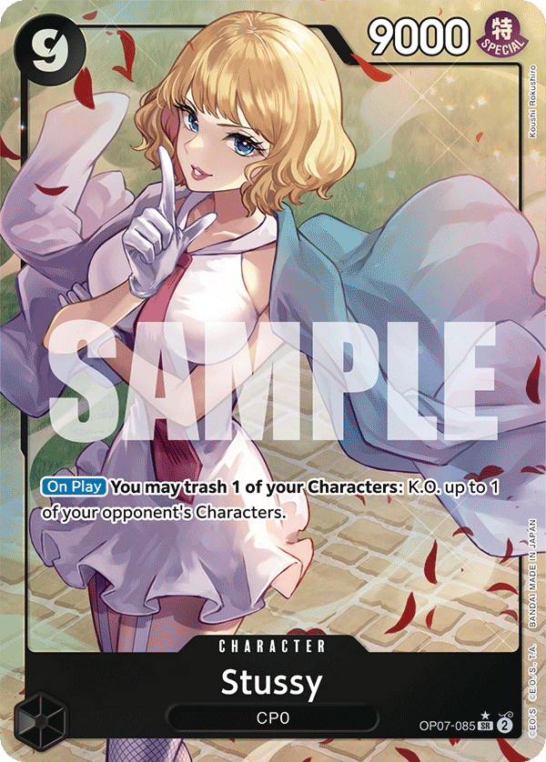 Stussy (Parallel) OP07-085_p1 One Piece TCG