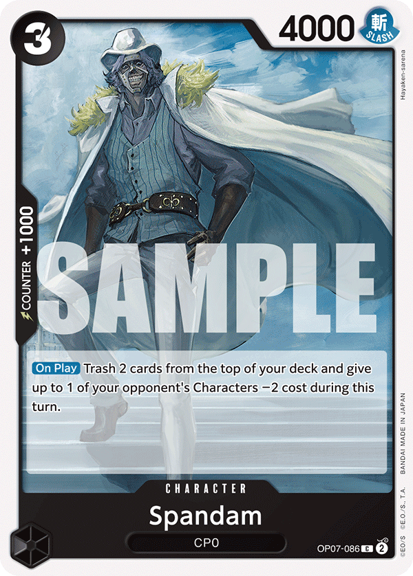 Spandam OP07-086 One Piece TCG
