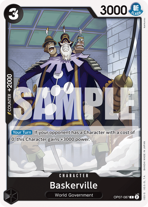 Baskerville OP07-087 One Piece TCG