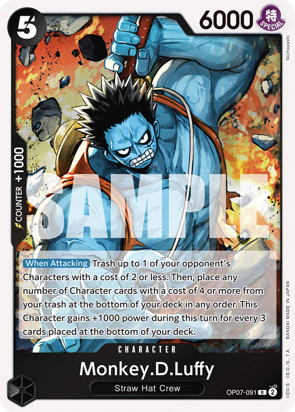Monkey.D.Luffy (091) OP07-091 One Piece TCG