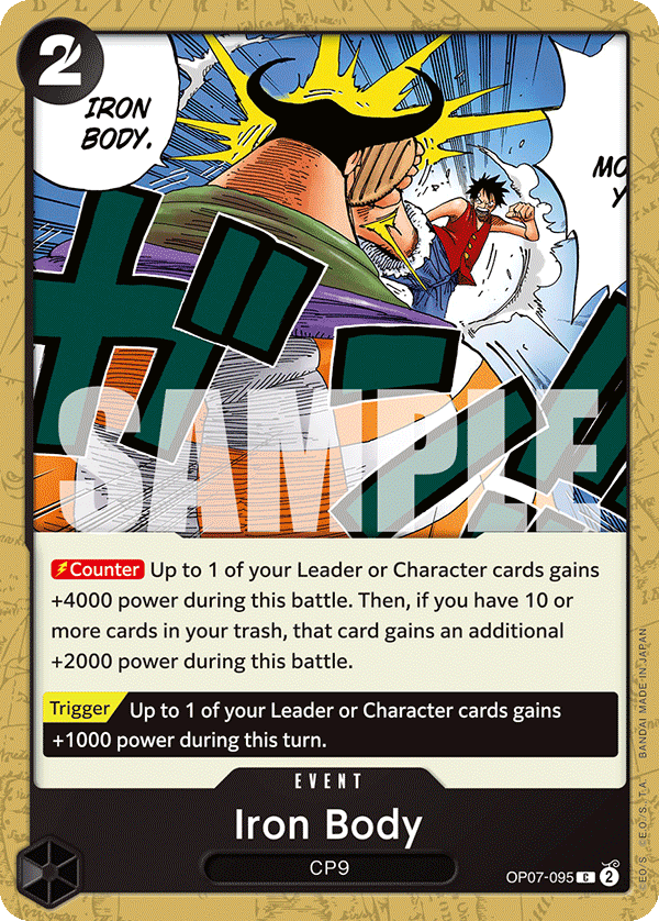 Iron Body OP07-095 One Piece TCG