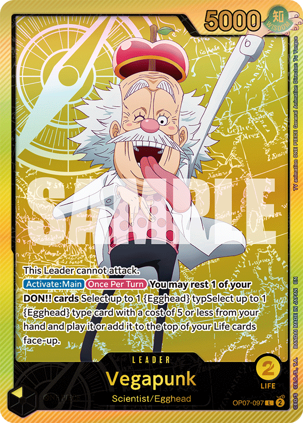 Vegapunk (SPR) OP07-097_p2 One Piece TCG