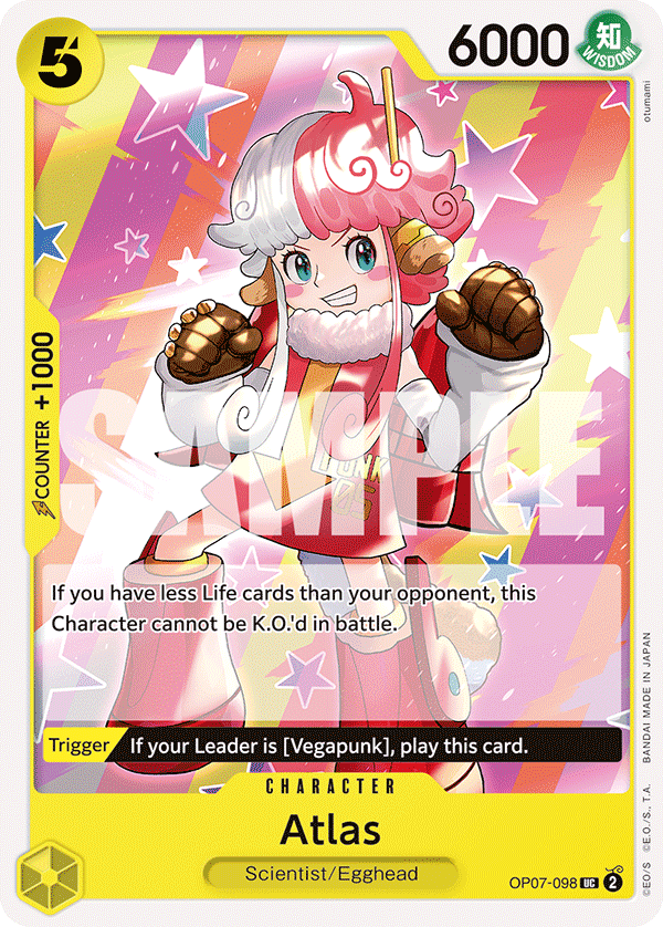 Atlas OP07-098 One Piece TCG