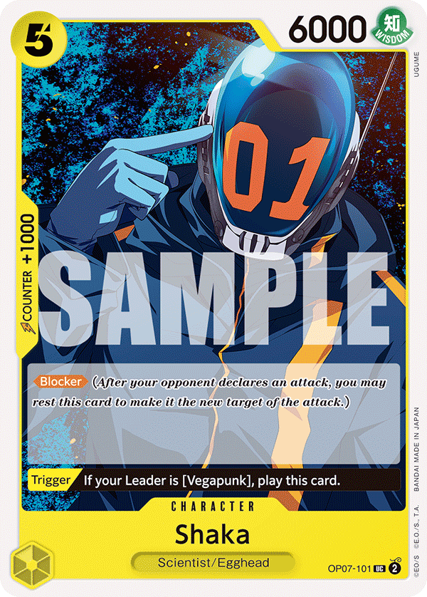 Shaka OP07-101 One Piece TCG