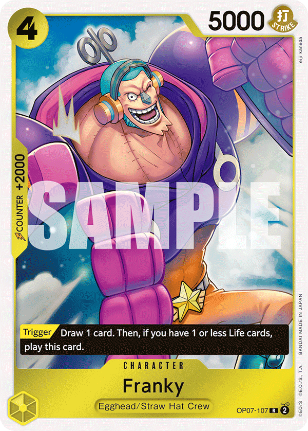 Franky OP07-107 One Piece TCG