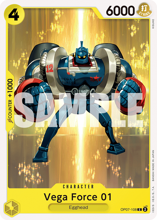 Vega Force 01 OP07-108 One Piece TCG