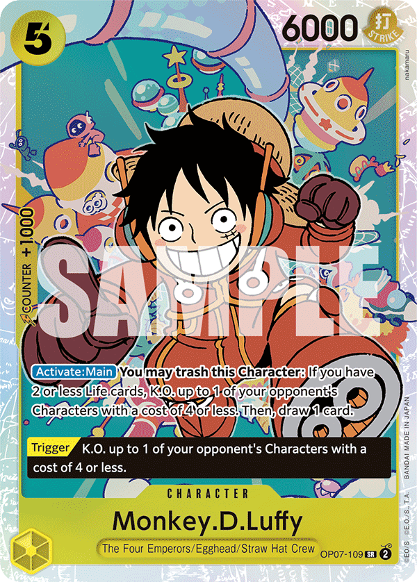 Monkey.D.Luffy (109) OP07-109 One Piece TCG