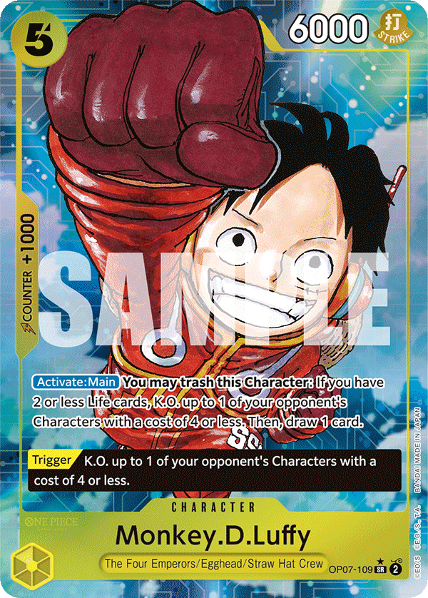 Monkey.D.Luffy (109) (Parallel) OP07-109_p1 One Piece TCG