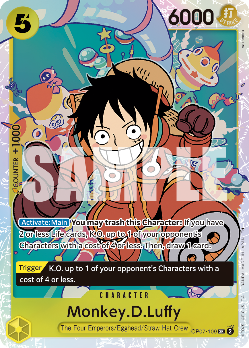 Monkey.D.Luffy - OP07-109 (Reprint) OP07-109_r1 One Piece TCG