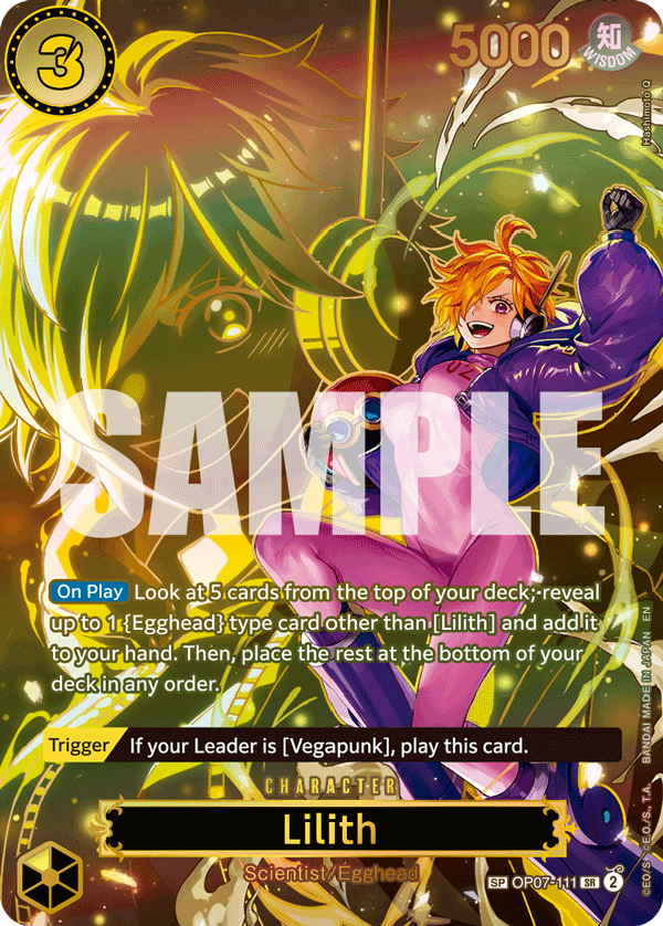 Lilith - OP07-111 (SP) OP07-111_p2 One Piece TCG