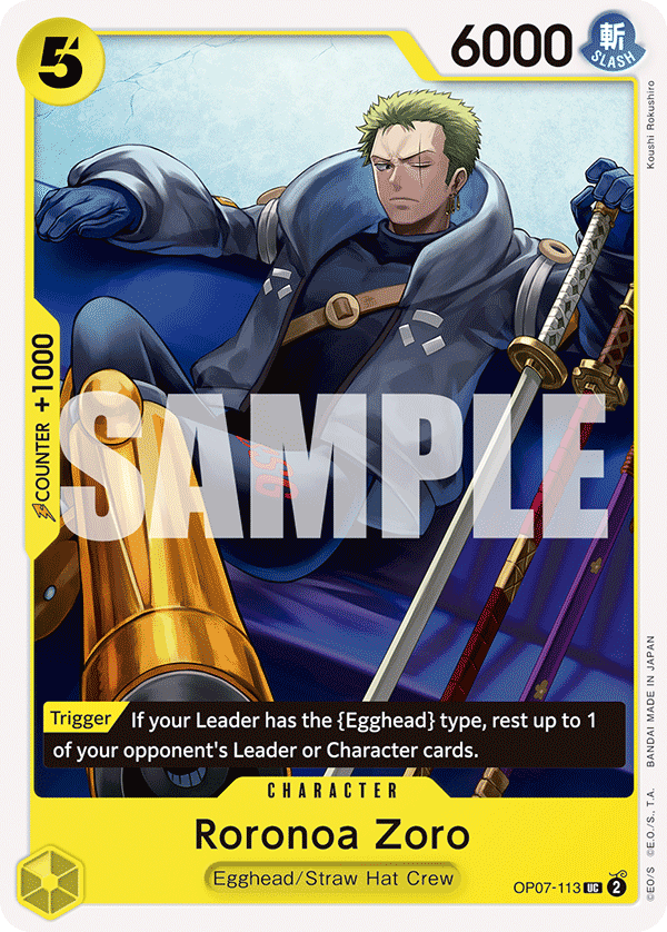 Roronoa Zoro (113) OP07-113 One Piece TCG
