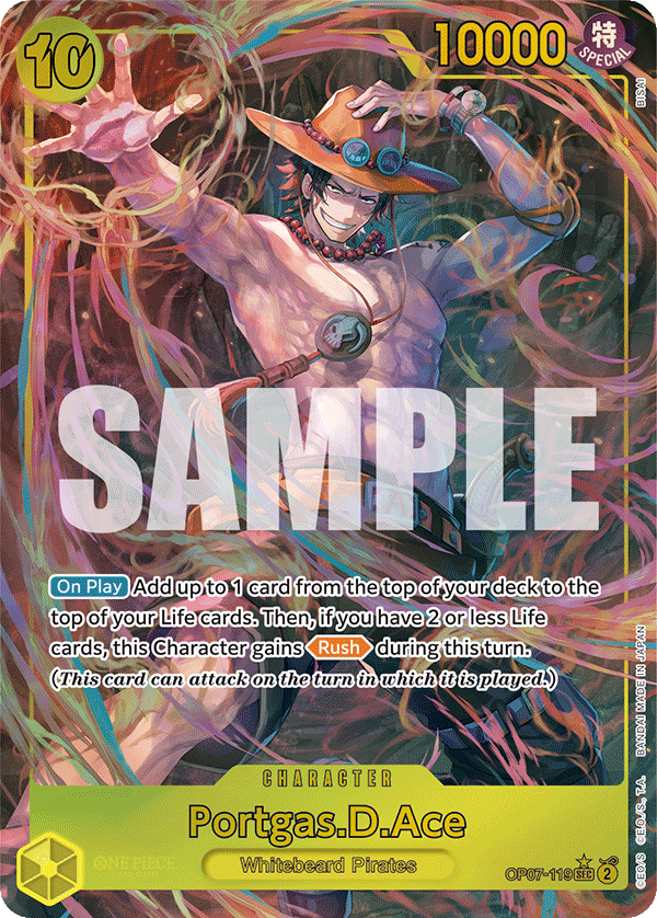 Portgas.D.Ace (119) (Parallel) OP07-119_p1 One Piece TCG