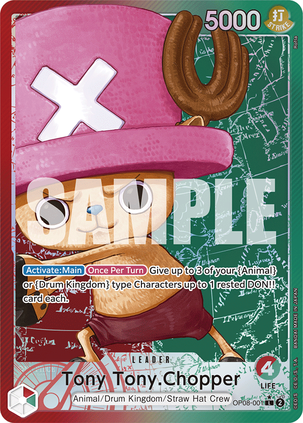 Tony Tony.Chopper (001) (Parallel) OP08-001_p1 One Piece TCG