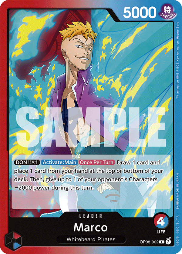Marco OP08-002 One Piece TCG