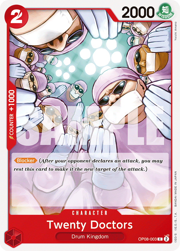 Twenty Doctors OP08-003 One Piece TCG