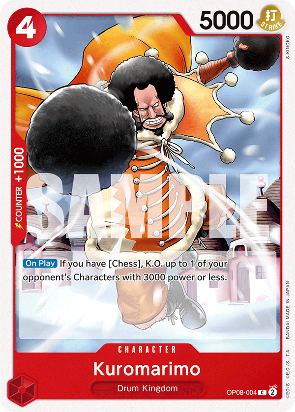 Kuromarimo OP08-004 One Piece TCG