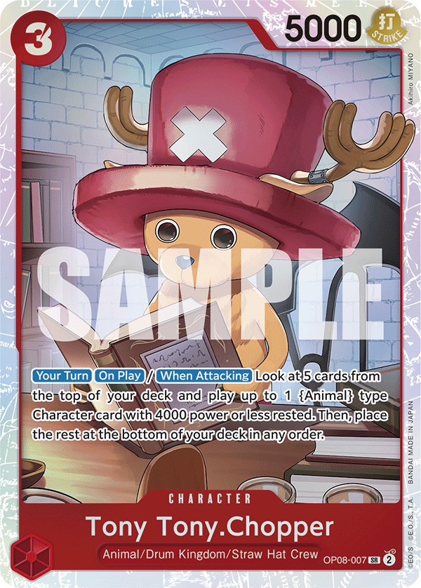 Tony Tony.Chopper (007) OP08-007 One Piece TCG