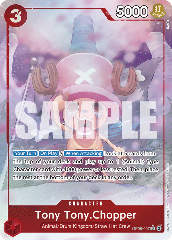 Tony Tony.Chopper (0070) (Parallel) OP08-007_p1 One Piece TCG