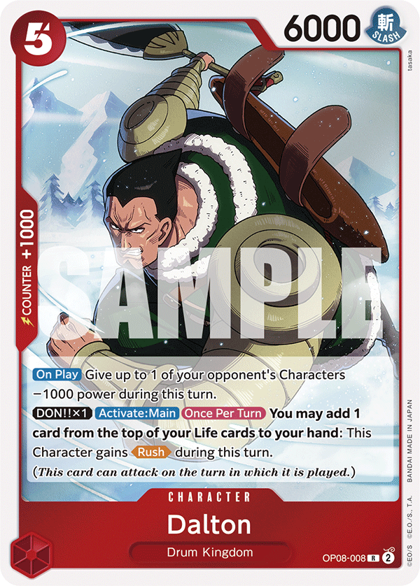 Dalton OP08-008 One Piece TCG