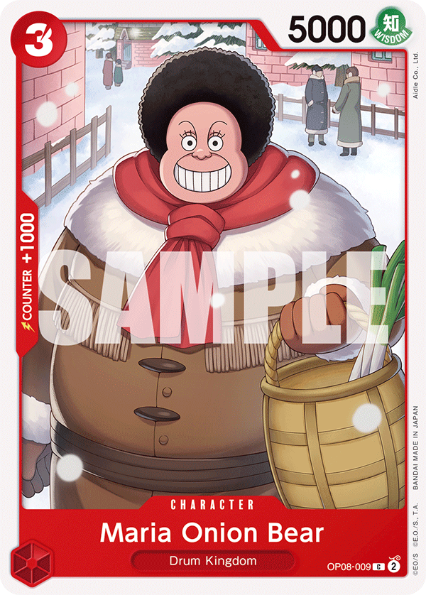 Maria Onion Bear OP08-009 One Piece TCG