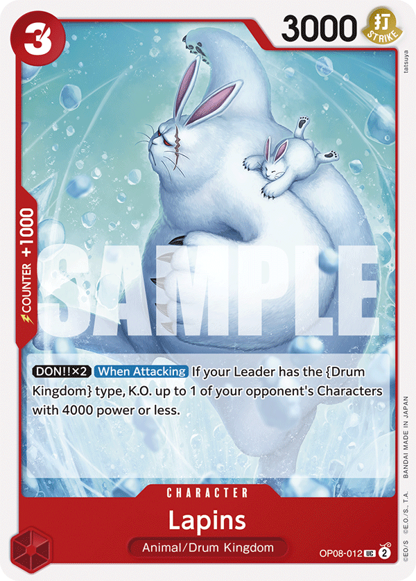 Lapins OP08-012 One Piece TCG