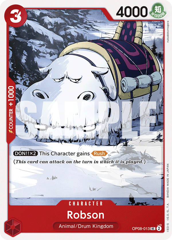 Robson OP08-013 One Piece TCG