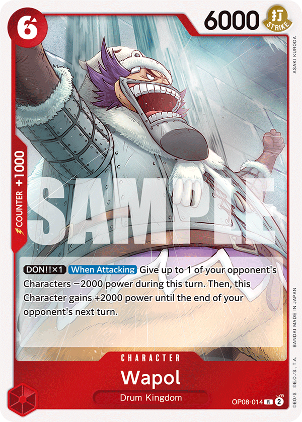 Wapol OP08-014 One Piece TCG