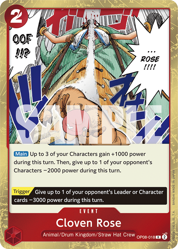 Cloven Rose OP08-018 One Piece TCG