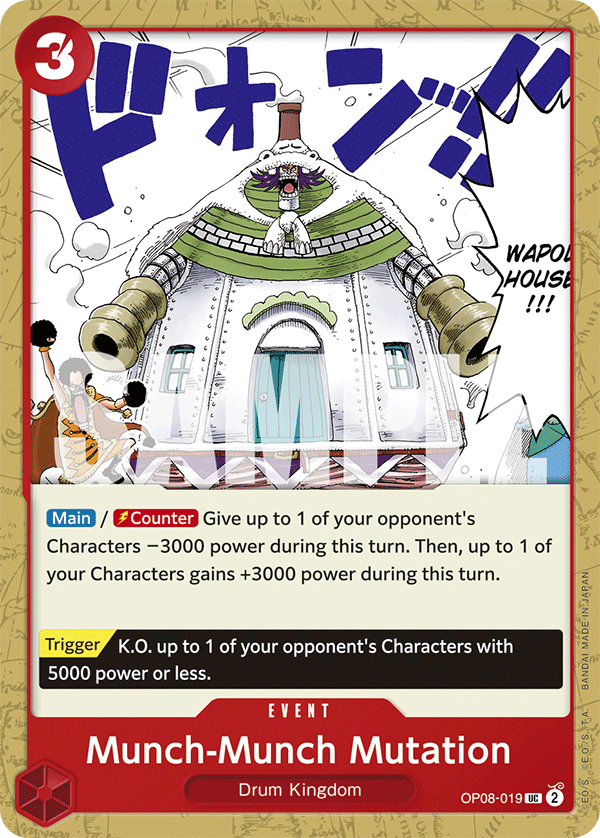 Munch-Munch Mutation OP08-019 One Piece TCG