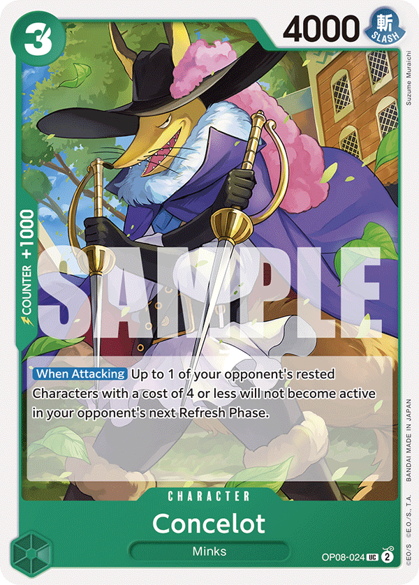 Concelot OP08-024 One Piece TCG