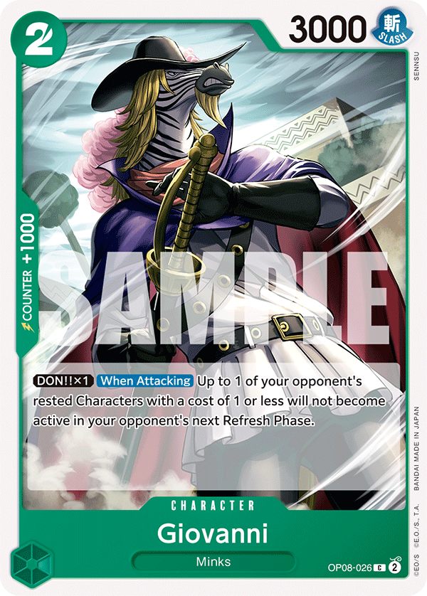 Giovanni OP08-026 One Piece TCG