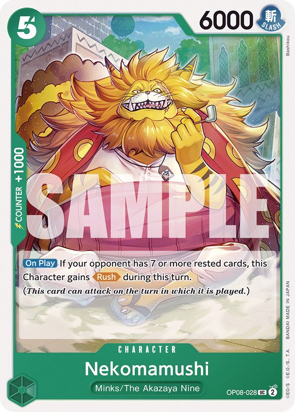 Nekomamushi OP08-028 One Piece TCG