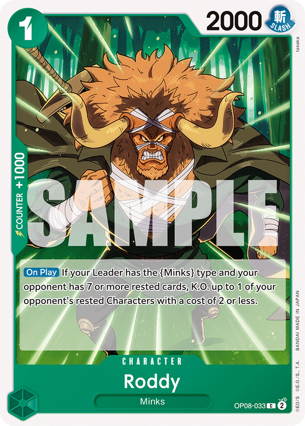 Roddy OP08-033 One Piece TCG