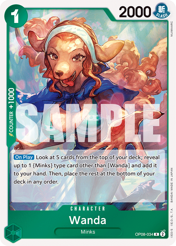 Wanda OP08-034 One Piece TCG