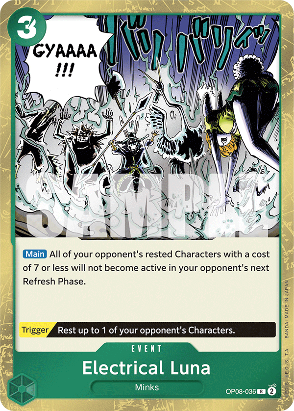 Electrical Luna OP08-036 One Piece TCG