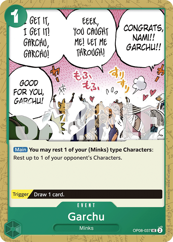 Garchu OP08-037 One Piece TCG