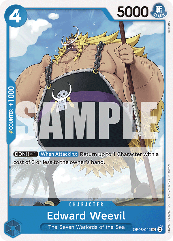 Edward Weevil OP08-042 One Piece TCG