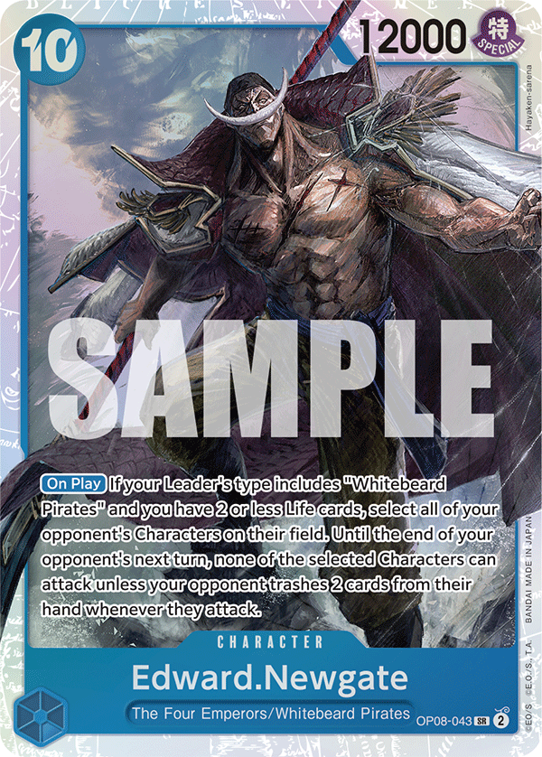 Edward.Newgate OP08-043 One Piece TCG