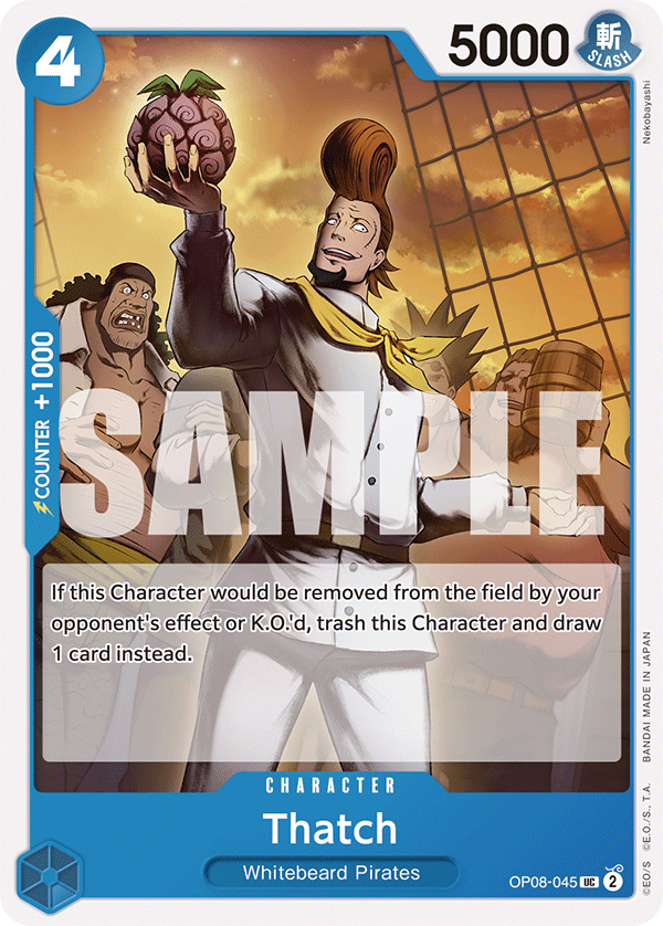 Thatch OP08-045 One Piece TCG
