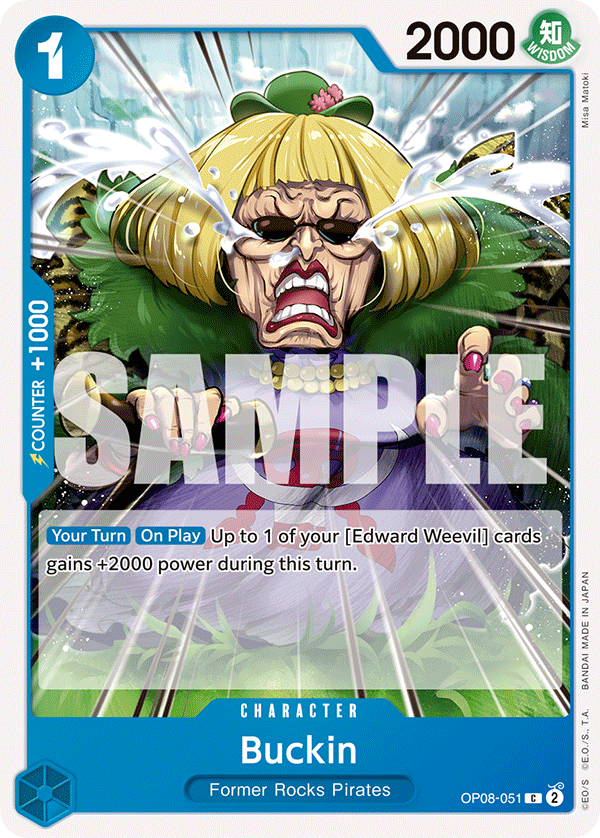 Buckin OP08-051 One Piece TCG